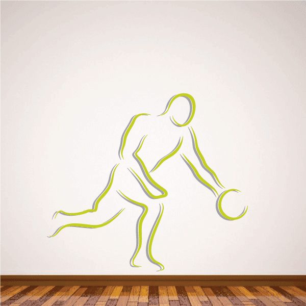 Image of Basketball Wall Decal - Vinyl Sticker - Car Sticker - Die Cut Sticker - CDScolor010