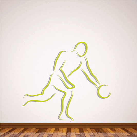 Image of Basketball Wall Decal - Vinyl Sticker - Car Sticker - Die Cut Sticker - CDScolor010