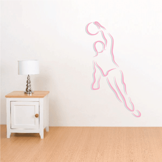 Image of Basketball Wall Decal - Vinyl Sticker - Car Sticker - Die Cut Sticker - CDScolor011