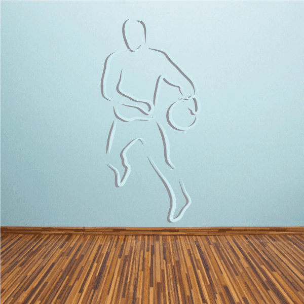 Image of Basketball Wall Decal - Vinyl Sticker - Car Sticker - Die Cut Sticker - CDScolor012