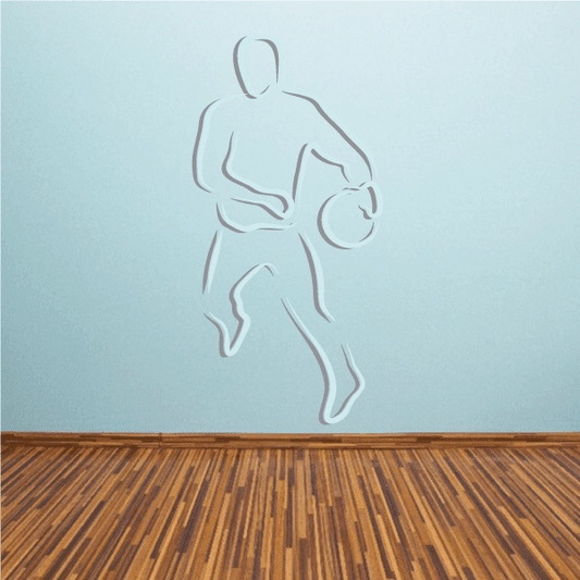 Image of Basketball Wall Decal - Vinyl Sticker - Car Sticker - Die Cut Sticker - CDScolor012