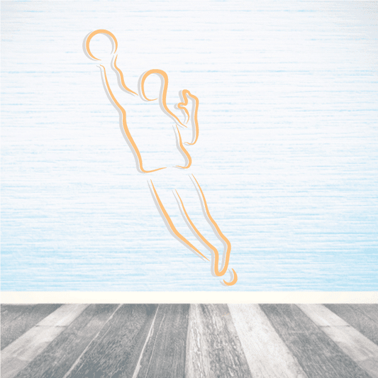 Image of Basketball Wall Decal - Vinyl Sticker - Car Sticker - Die Cut Sticker - CDScolor014