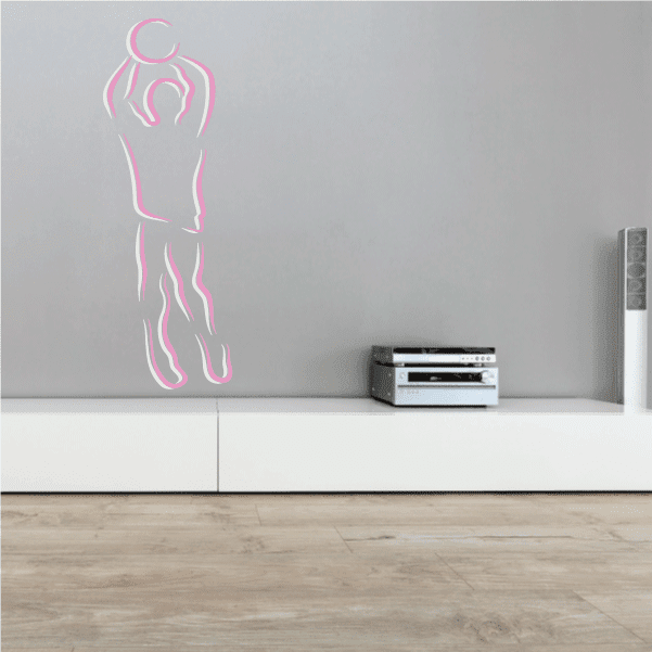 Image of Basketball Wall Decal - Vinyl Sticker - Car Sticker - Die Cut Sticker - CDScolor015