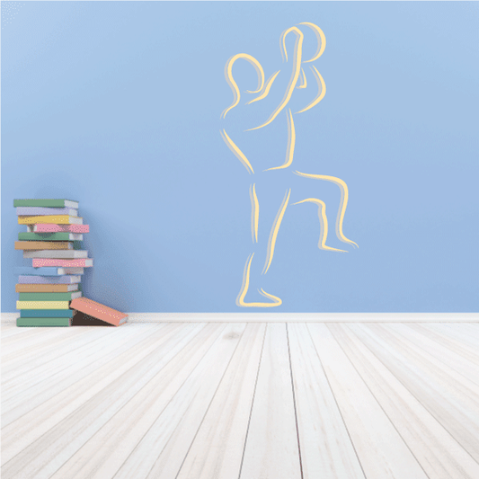 Image of Basketball Wall Decal - Vinyl Sticker - Car Sticker - Die Cut Sticker - CDScolor017