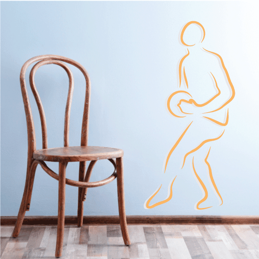 Image of Basketball Wall Decal - Vinyl Sticker - Car Sticker - Die Cut Sticker - CDScolor018