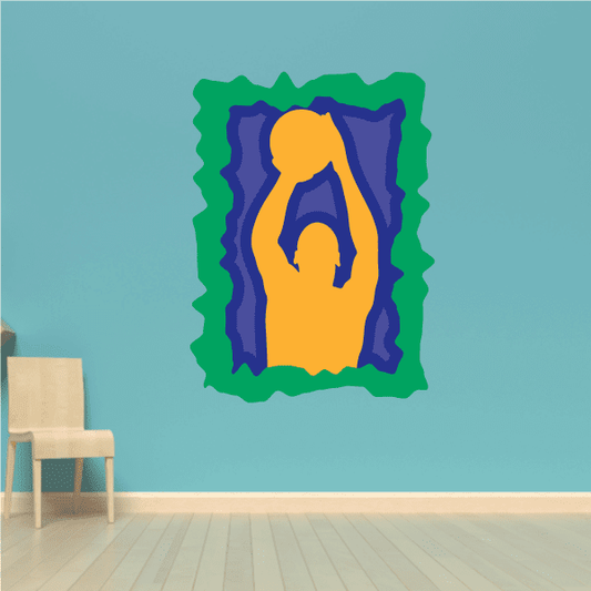 Image of Basketball Wall Decal - Vinyl Sticker - Car Sticker - Die Cut Sticker - CDScolor023
