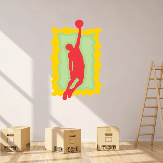 Image of Basketball Wall Decal - Vinyl Sticker - Car Sticker - Die Cut Sticker - CDScolor026