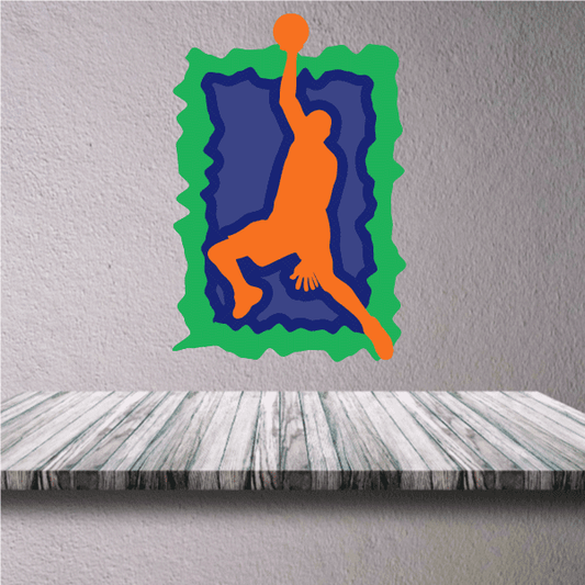 Image of Basketball Wall Decal - Vinyl Sticker - Car Sticker - Die Cut Sticker - CDScolor027