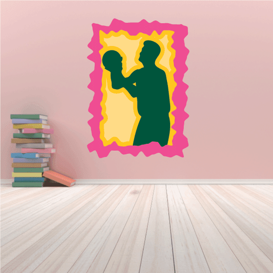 Image of Basketball Wall Decal - Vinyl Sticker - Car Sticker - Die Cut Sticker - CDScolor030