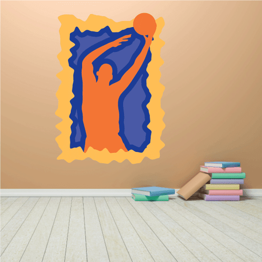 Image of Basketball Wall Decal - Vinyl Sticker - Car Sticker - Die Cut Sticker - CDScolor038