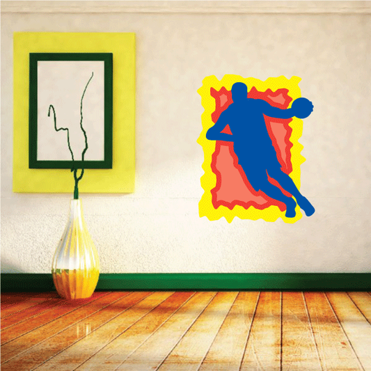 Image of Basketball Wall Decal - Vinyl Sticker - Car Sticker - Die Cut Sticker - CDScolor039