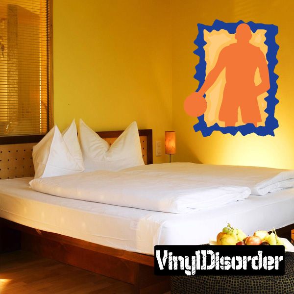 Image of Basketball Wall Decal - Vinyl Sticker - Car Sticker - Die Cut Sticker - CDScolor042