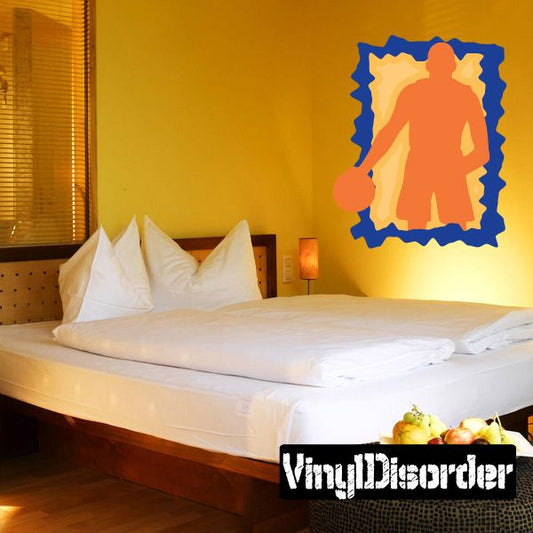 Image of Basketball Wall Decal - Vinyl Sticker - Car Sticker - Die Cut Sticker - CDScolor042
