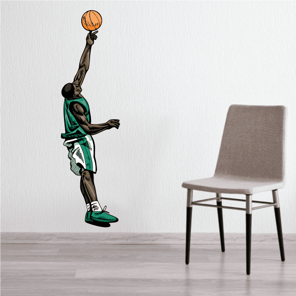 Image of Basketball Wall Decal - Vinyl Sticker - Car Sticker - Die Cut Sticker - CDScolor046
