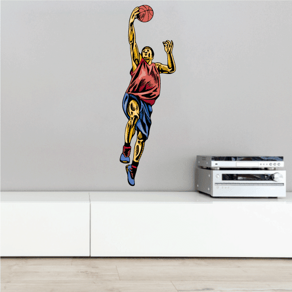 Image of Basketball Wall Decal - Vinyl Sticker - Car Sticker - Die Cut Sticker - CDScolor052