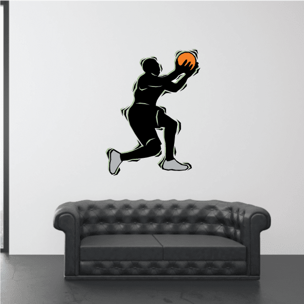 Image of Basketball Wall Decal - Vinyl Sticker - Car Sticker - Die Cut Sticker - CDScolor055