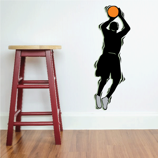 Image of Basketball Wall Decal - Vinyl Sticker - Car Sticker - Die Cut Sticker - CDScolor061