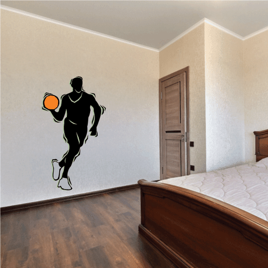 Image of Basketball Wall Decal - Vinyl Sticker - Car Sticker - Die Cut Sticker - CDScolor062