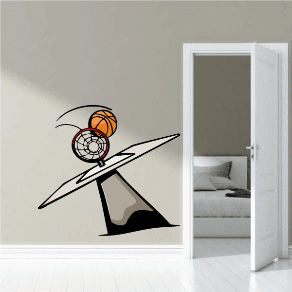 Image of Basketball Wall Decal - Vinyl Sticker - Car Sticker - Die Cut Sticker - CDScolor065