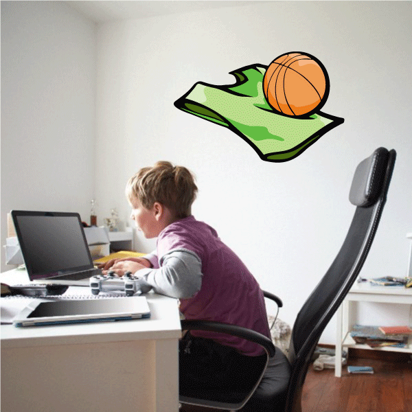 Image of Basketball Wall Decal - Vinyl Sticker - Car Sticker - Die Cut Sticker - CDScolor066
