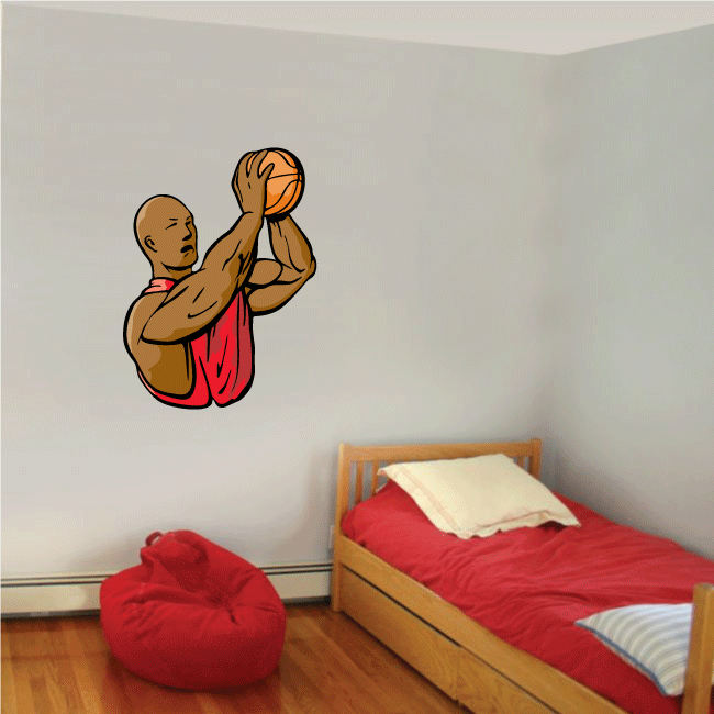 Image of Basketball Wall Decal - Vinyl Sticker - Car Sticker - Die Cut Sticker - CDScolor079