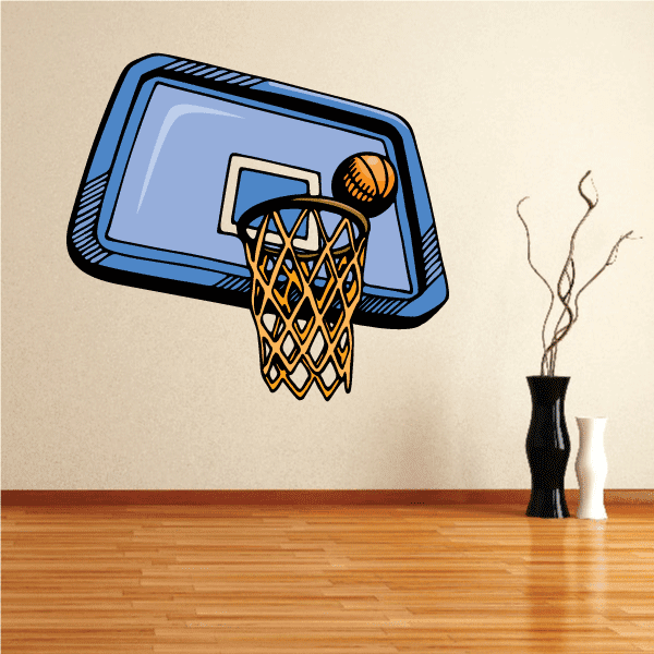 Image of Basketball Wall Decal - Vinyl Sticker - Car Sticker - Die Cut Sticker - CDScolor085
