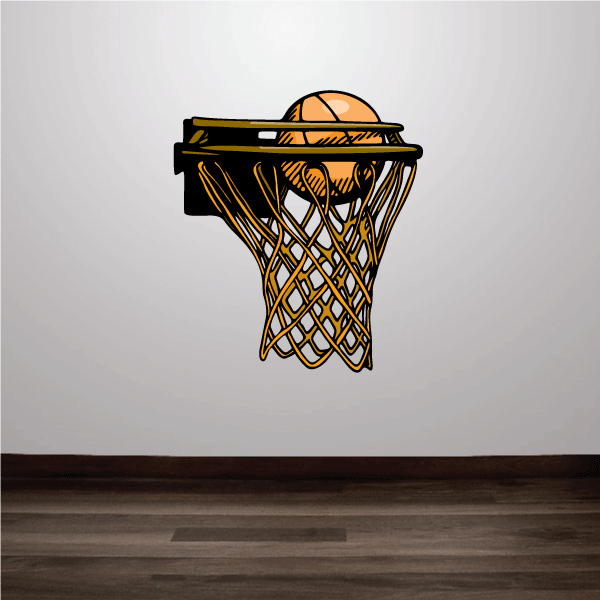 Image of Basketball Wall Decal - Vinyl Sticker - Car Sticker - Die Cut Sticker - CDScolor086