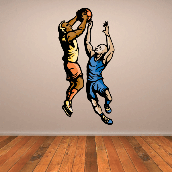 Image of Basketball Wall Decal - Vinyl Sticker - Car Sticker - Die Cut Sticker - CDScolor089