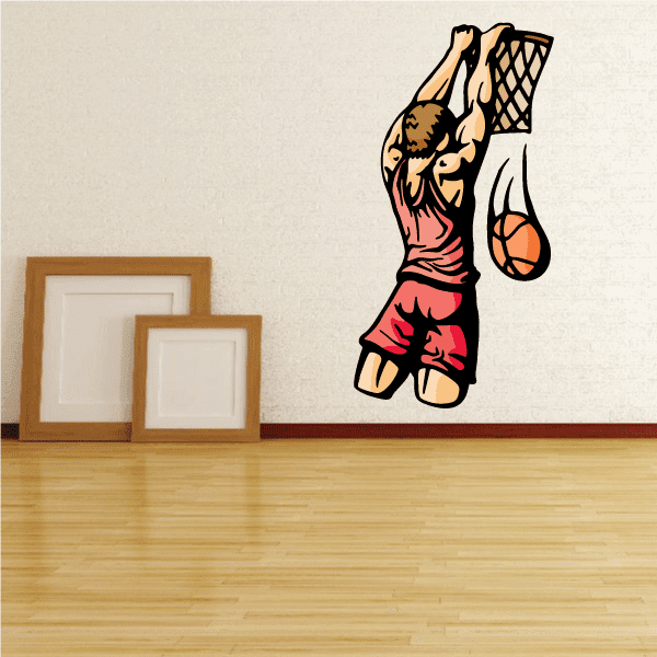 Image of Basketball Wall Decal - Vinyl Sticker - Car Sticker - Die Cut Sticker - CDScolor090