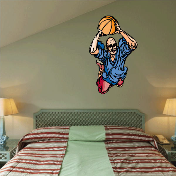 Image of Basketball Wall Decal - Vinyl Sticker - Car Sticker - Die Cut Sticker - CDScolor107
