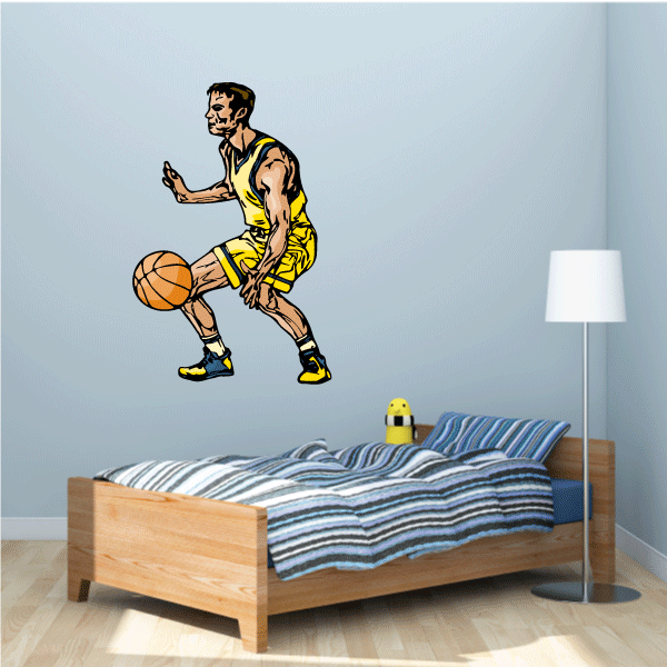 Image of Basketball Wall Decal - Vinyl Sticker - Car Sticker - Die Cut Sticker - CDScolor112