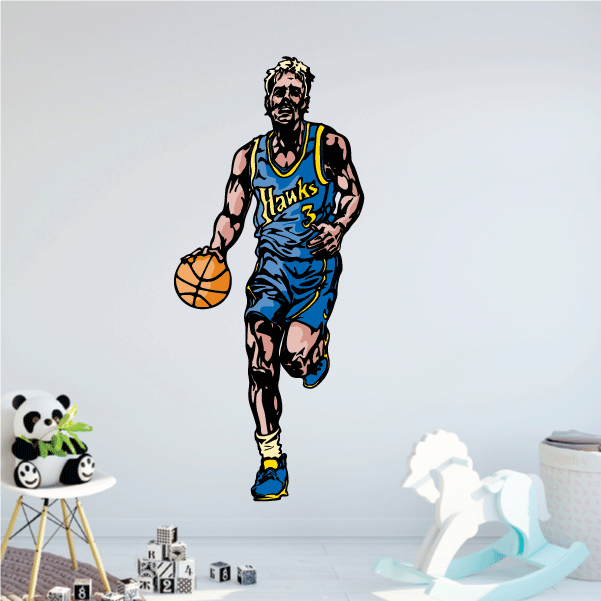 Image of Basketball Wall Decal - Vinyl Sticker - Car Sticker - Die Cut Sticker - CDScolor124