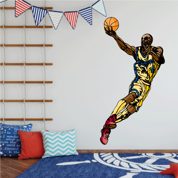 Image of Basketball Wall Decal - Vinyl Sticker - Car Sticker - Die Cut Sticker - CDScolor125