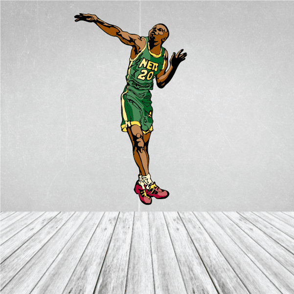 Image of Basketball Wall Decal - Vinyl Sticker - Car Sticker - Die Cut Sticker - CDScolor129