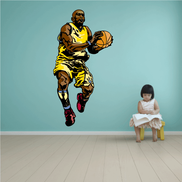 Image of Basketball Wall Decal - Vinyl Sticker - Car Sticker - Die Cut Sticker - CDScolor130