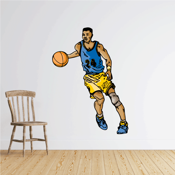Image of Basketball Wall Decal - Vinyl Sticker - Car Sticker - Die Cut Sticker - CDScolor133