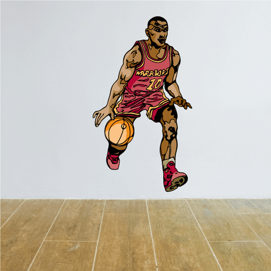 Image of Basketball Wall Decal - Vinyl Sticker - Car Sticker - Die Cut Sticker - CDScolor135