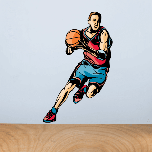 Image of Basketball Wall Decal - Vinyl Sticker - Car Sticker - Die Cut Sticker - CDScolor139