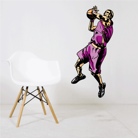 Image of Basketball Wall Decal - Vinyl Sticker - Car Sticker - Die Cut Sticker - CDScolor143