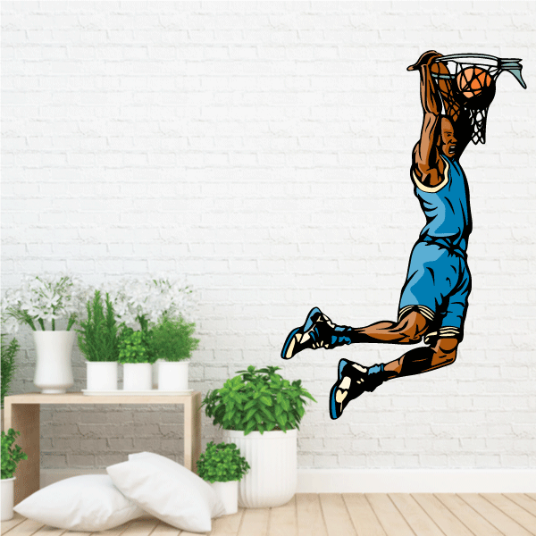 Image of Basketball Wall Decal - Vinyl Sticker - Car Sticker - Die Cut Sticker - CDScolor144