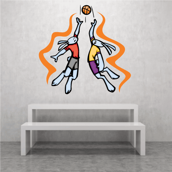 Image of Basketball Wall Decal - Vinyl Sticker - Car Sticker - Die Cut Sticker - CDScolor151