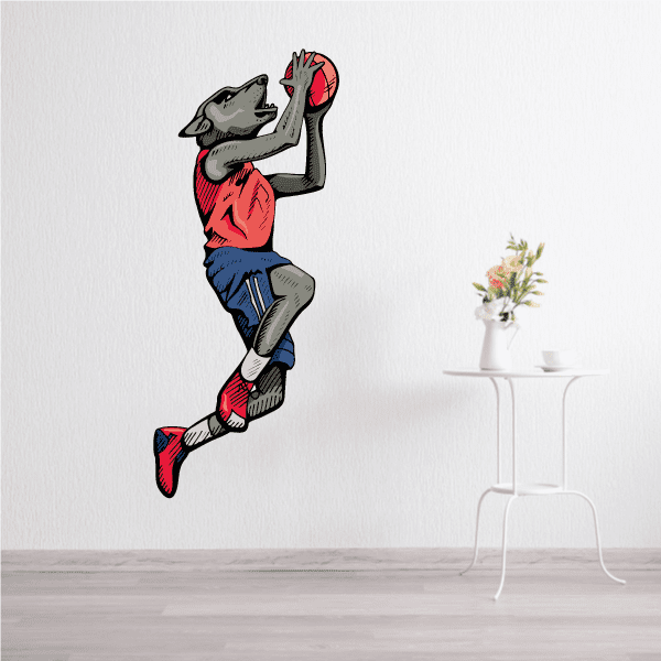 Image of Basketball Wall Decal - Vinyl Sticker - Car Sticker - Die Cut Sticker - CDScolor153