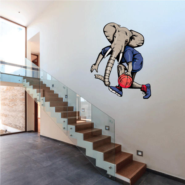 Image of Basketball Wall Decal - Vinyl Sticker - Car Sticker - Die Cut Sticker - CDScolor158