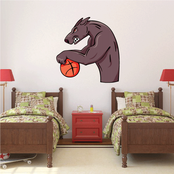 Image of Basketball Wall Decal - Vinyl Sticker - Car Sticker - Die Cut Sticker - CDScolor165