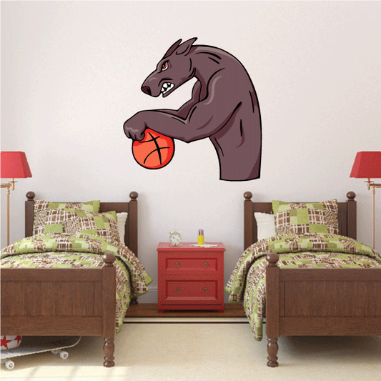 Image of Basketball Wall Decal - Vinyl Sticker - Car Sticker - Die Cut Sticker - CDScolor165