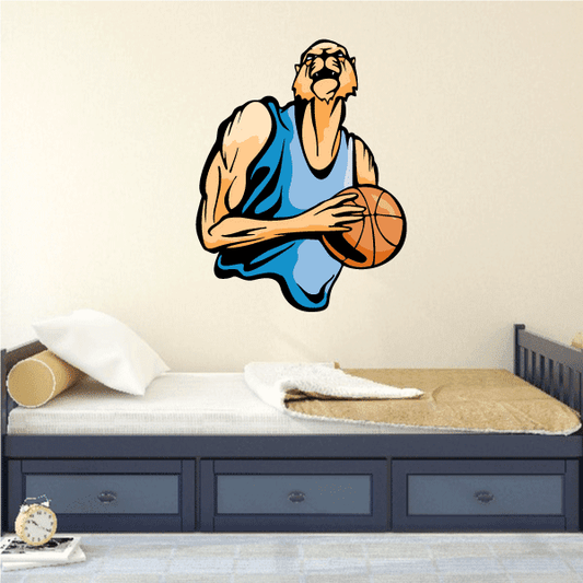 Image of Basketball Wall Decal - Vinyl Sticker - Car Sticker - Die Cut Sticker - CDScolor168