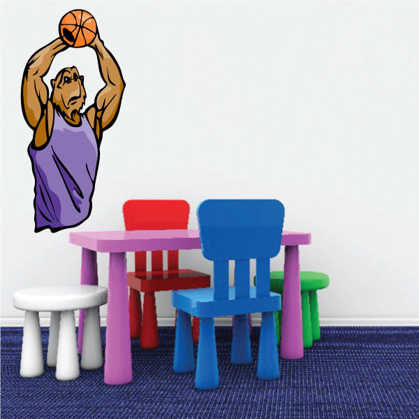 Image of Basketball Wall Decal - Vinyl Sticker - Car Sticker - Die Cut Sticker - CDScolor169