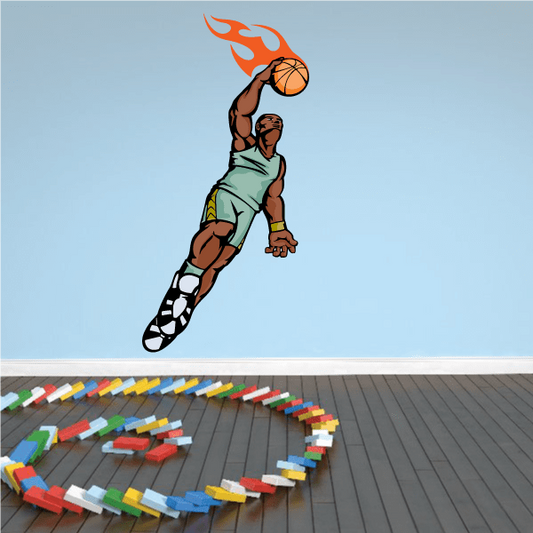 Image of Basketball Wall Decal - Vinyl Sticker - Car Sticker - Die Cut Sticker - CDScolor182
