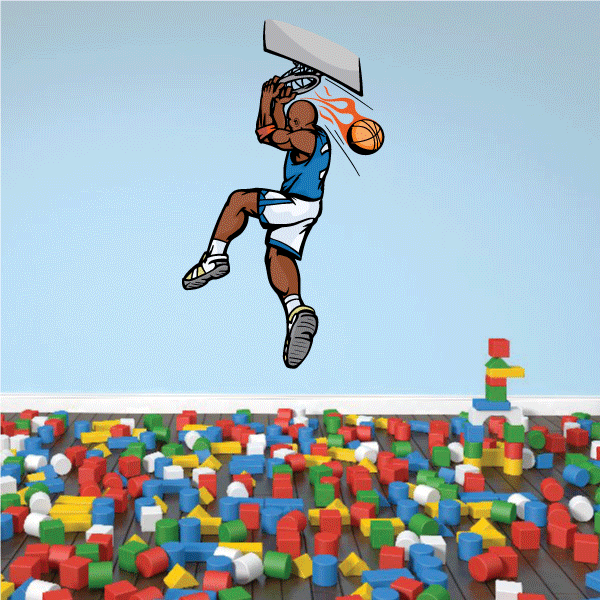 Image of Basketball Wall Decal - Vinyl Sticker - Car Sticker - Die Cut Sticker - CDScolor183