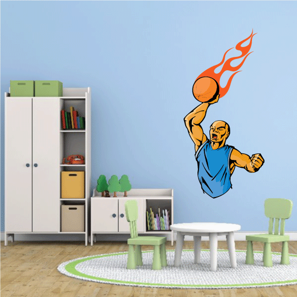 Image of Basketball Wall Decal - Vinyl Sticker - Car Sticker - Die Cut Sticker - CDScolor186